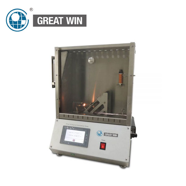 Probador de inflamabilidad GW-310 45 grados