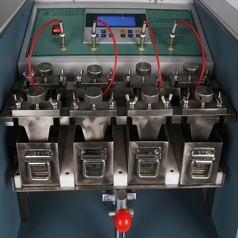 Máquina de prueba de cuero electrónica de pantalla digital para laboratorio